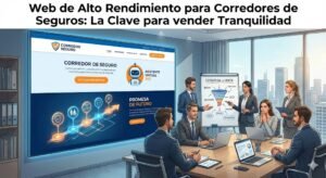Web de Alto Rendimiento para Corredores de Seguros: La Clave para vender Tranquilidad